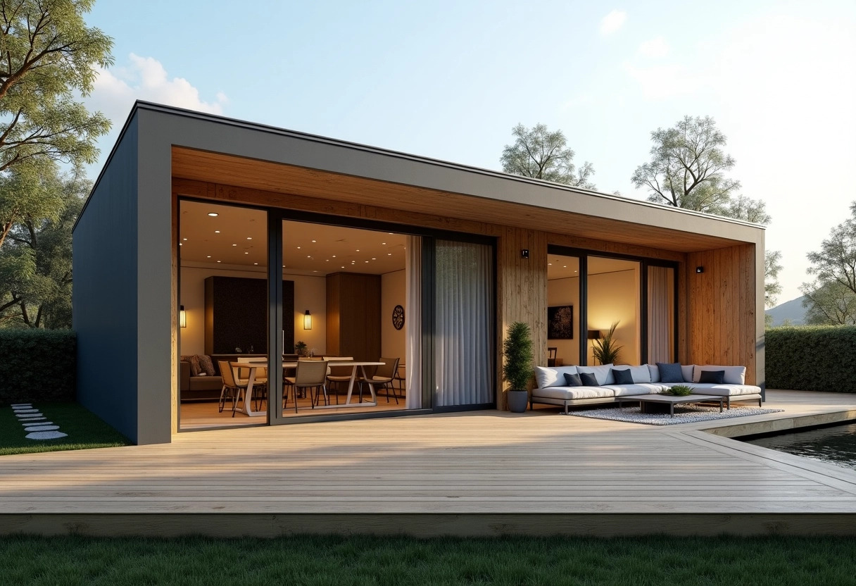 maison préfabriquée architecture modern