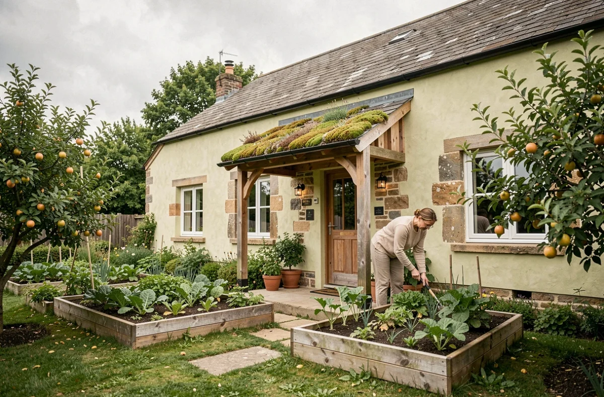 Maison écologique en matériaux naturels construite par Maisons Les Naturelles en Seine-Maritime